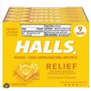 Image 1 : Halls Honey Flavor Lozenges Pack of 20 with 9 Lozenges Each