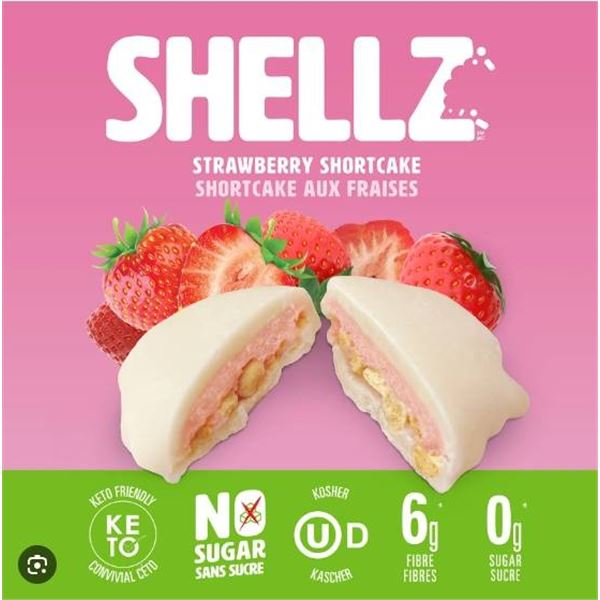 No Sugar Company Shellz Strawberry Shortcake 570g