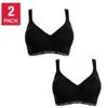 Image 1 : Calvin Klein 2 Pack Bralette, Cotton Modal, XL/TG