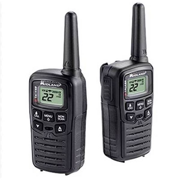 Midland X-Talker Two-Way Radios with 22 Channels and 20-Mile Range