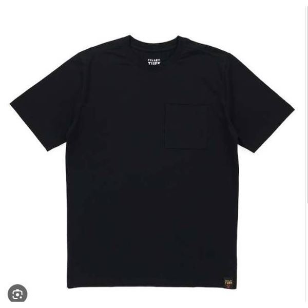 Tilley Tuff Legacy T-Shirt, 3XL, Regular Fit, Black