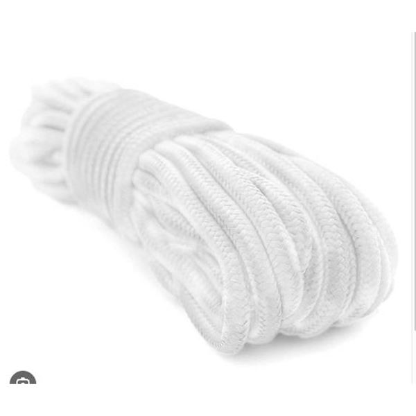 9mm White Rope, 50 Feet