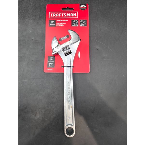 Craftsman 10-Inch Adjustable Wrench with Lifetime Guarantee