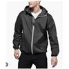 Image 1 : Eddie Bauer Packable Rain Jacket, L/G, Men, Waterproof Black