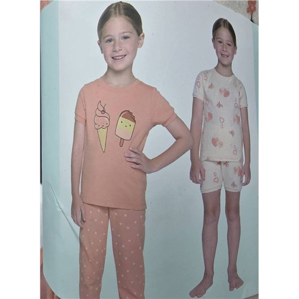 Pekkle Kid’s 4-Piece Pajama Set, Size L/G 10/12