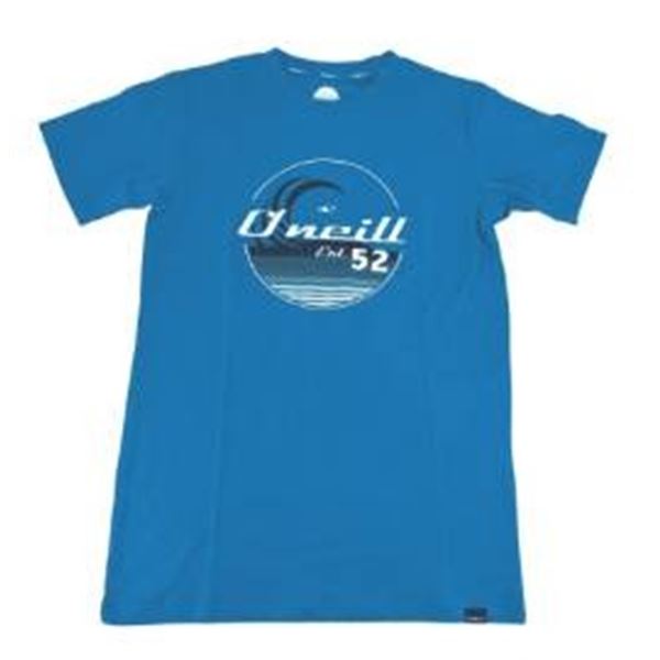 O’Neill Men’s T-Shirt, XL, Blue with Surf-Inspired Design