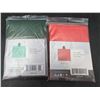 Image 5 : Emergency Zone Emergency Poncho – Green and Red, Adult Size, Weather Protection