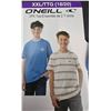 Image 1 : O’Neill 2PK Tee Set, XXL Size, Blue and Striped White