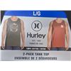 Image 1 : Hurley 2-Pack Tank Tops in Size L/G – 100 Percent Cotton