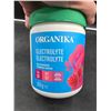 Image 2 : Organika Electrolyte Powder Mild Raspberry 350g with 100 Servings