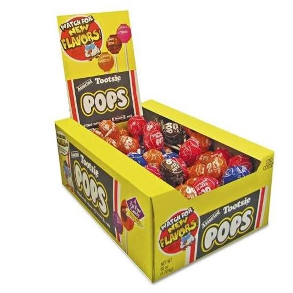 Tootsie Pops Assorted Flavors, 48-Count 52.8 oz Bag