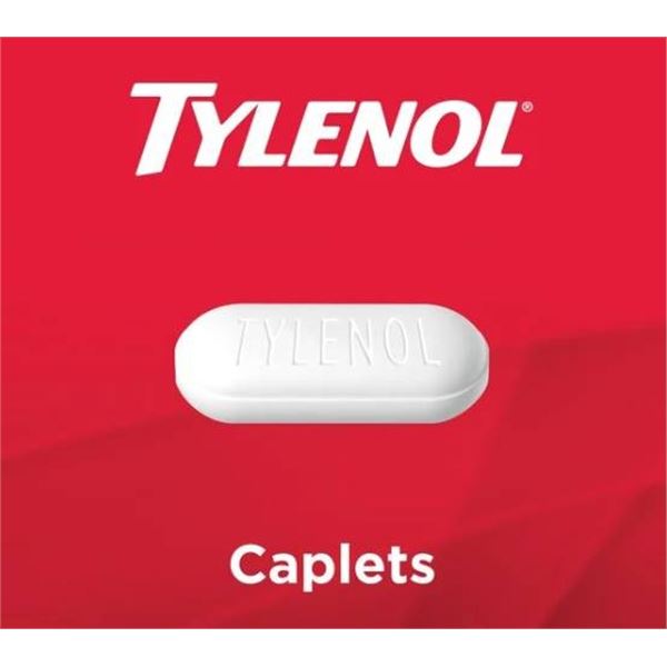 Tylenol Extra Strength Caplets 500mg, 2X24 Count, Lot 11787