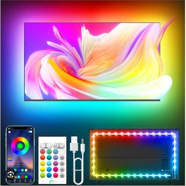 TYUTE TV LED Strip Backlight System with 16.4 ft Length