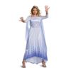 Image 1 : Snow Queen Elsa Deluxe Adult Costume, Size Small (4-6)