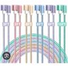Image 1 : Onespot 6 pack USB to USBC Charge Cables with assorted colors & lengths