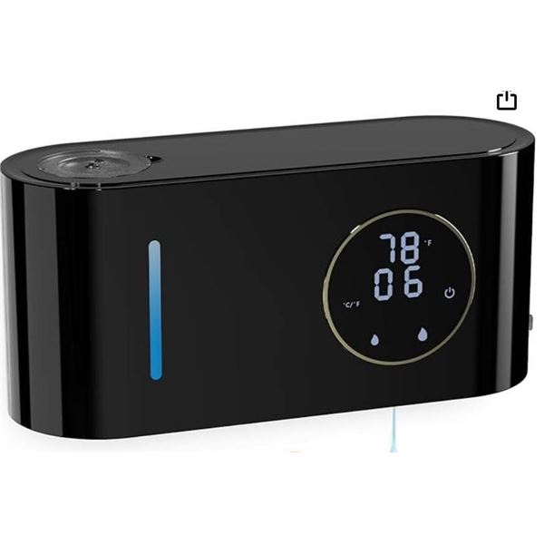 Yikhom Wall-Mounted Automatic Hand Sanitizer/Soap Dispenser, Black