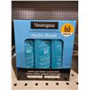 Image 1 : Neutrogena Hydro Boost Water Gel SPF 50 Sunscreen 3 x 88ml