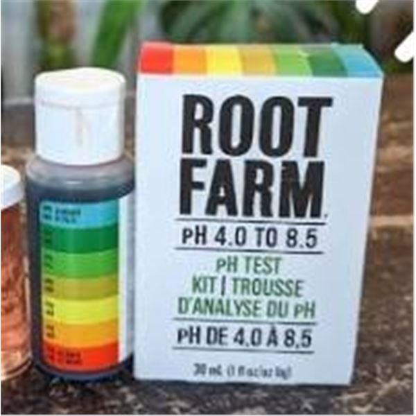 Root Farm pH Test Indicator Kit for pH Range 4.0 to 8.5
