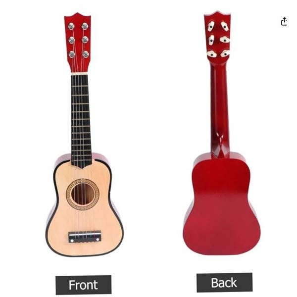 OFFSCH 21″ Mini Acoustic Guitar Beginner Folk Instrument