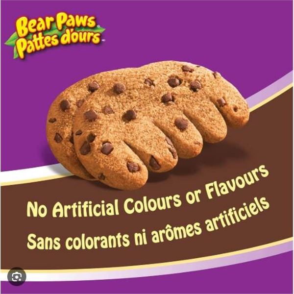 Dare Bear Paws Chocolate Chip Soft Cookies – 36 Pouches