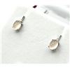 Image 2 : Sterling Silver Natural Rose Quartz (1.64ct) with Diamond (0.02ct) Earrings, W/A $390.00.