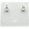 Image 3 : Sterling Silver Natural Rose Quartz (1.64ct) with Diamond (0.02ct) Earrings, W/A $390.00.