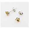 Image 4 : 10KT Yellow Gold Natural Citrine Earrings, Retail $400.00. Citrine is the birthstone for November.