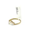 Image 4 : 10KT Yellow Gold Cultured Pearl Ring, Size 6, W/A $880.00.