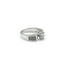 Image 3 : Rhodium Plated CZ Engagement Ring, Size 7.5, Retail $200.00.