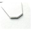 Image 1 : Sterling Silver Natural Diamond (0.10ct) Necklace, W/A $300.00. Diamond is the birthstone for April.