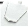Image 2 : Sterling Silver Natural Diamond (0.10ct) Necklace, W/A $300.00. Diamond is the birthstone for April.