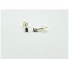 Image 3 : 14KT Yellow Gold Natural Black Diamond (0.24ct) Earrings, W/A $745.00. Diamond is the birthstone for