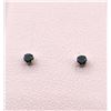 Image 4 : 14KT Yellow Gold Natural Black Diamond (0.24ct) Earrings, W/A $745.00. Diamond is the birthstone for