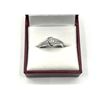 Image 2 : Sterling Silver Natural Diamond (0.10ct) Ring, Size 7, W/A $535.00. Diamond is the birthstone for Ap