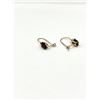 Image 2 : 14KT Yellow Gold Natural Garnet (1.40ct) with Diamond (0.08ct) Lever Back Earrings, W/A $1200.00. Ga
