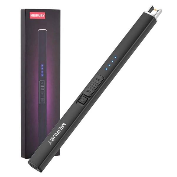 Meiruby USB Rechargeable Electric Arc Lighter With LED Indicators