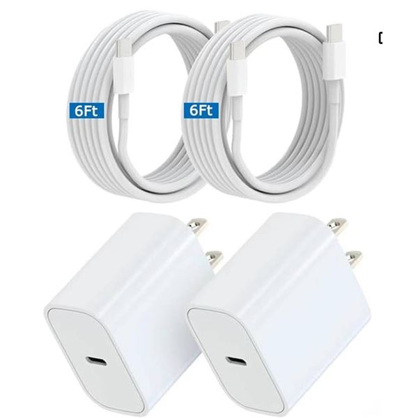 Feel2Nice USB-C Charger Set for Smartphones and Tablets