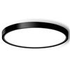 Image 1 : LED Flush Mount Ceiling Light, 300mm Diameter, 100-240VAC, Black