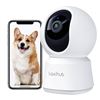 Image 1 : Laxihub 360° View 2K Pet Camera with Phone App, Indoor Security Camera, P2T Baby Monitor, Pan/Tilt, 