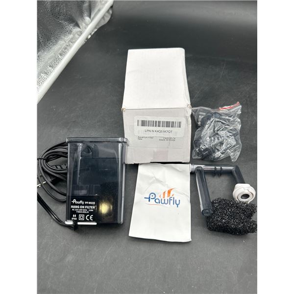 Pawfly PF-W155 Hang-On Aquarium Filter System, 3.5W