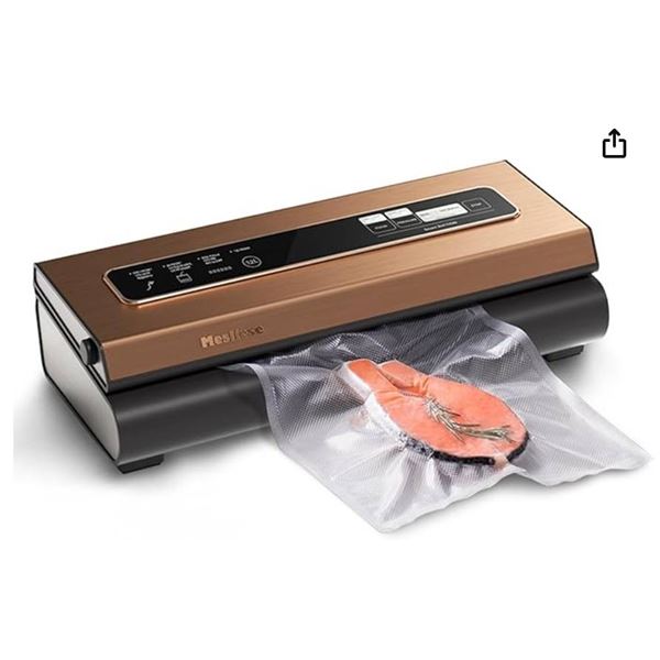 Mesliese Vacuum Sealer Machine Powerful 90Kpa Precision 6-in-1 Compact Vacuum Food Preservation Syst