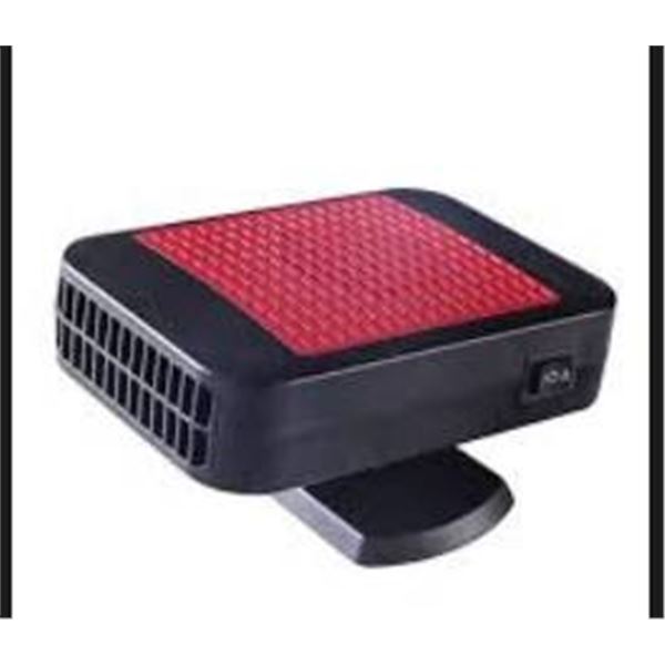 Portable Car Heater with 12V DC Power Plug and Mounting Base