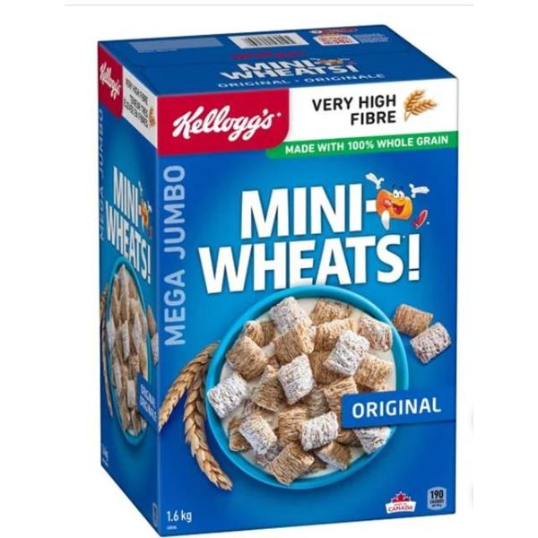 Kellogg’s Mini-Wheats Mega Jumbo 1.6 kg Cereal