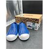 Image 3 : Native Shoes Jefferson Kids Size 9 – Blue Color Rubber Shoes with White Toe