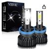 Image 1 : Visvic LED Headlight Bulbs BH-CD-DF1-H11 and BH-CD-DF-H16