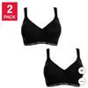 Image 1 : Calvin Klein Women’s Seamless Bralette, 2-pack Size XL