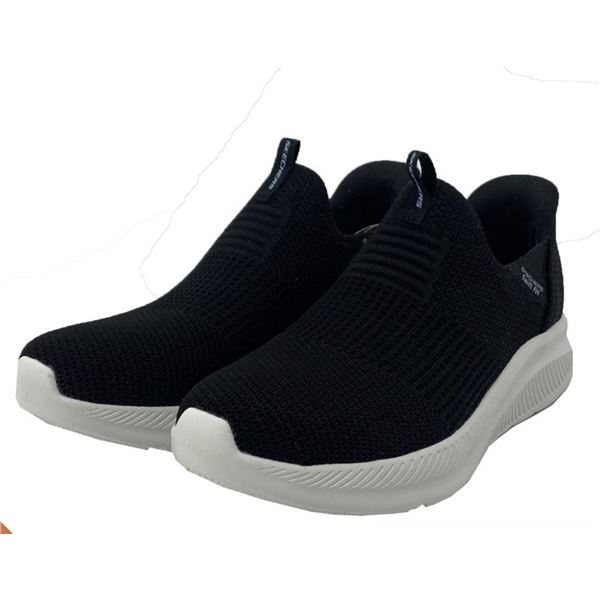 Skechers Swift Fit Black Shoes with Memory Foam, Size 11