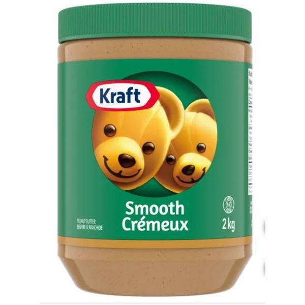 Kraft Smooth Cremeux Peanut Butter 2kg