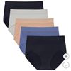 Image 1 : Jones New York Signature Seamless Brief Pack of 5 in Size M/M