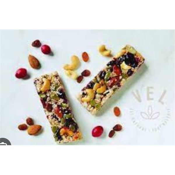 Lot of Vel Wellness Bars Assorted Flavors 40g Each